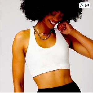 Spiritual Gangster White Verve Sports Bra